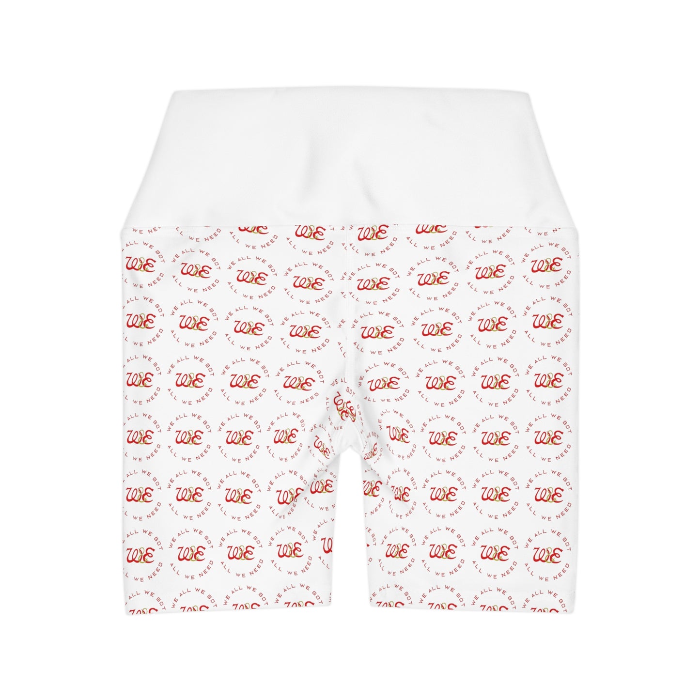 High Waisted Yoga Shorts (AOP)