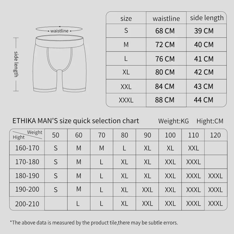 Men Underwear Boxers Fashion Printed  Male Panties Lingerie Men Underpants Boxershorts Trunks Plus Size Breathable Men's Boxers